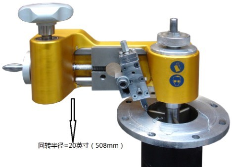 手動法蘭端面加工機